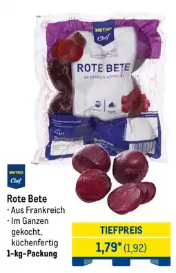 METRO Metro Chef Rote Bete Angebot