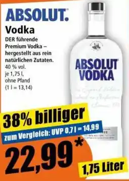 Norma ABSOLUT Vodka Angebot