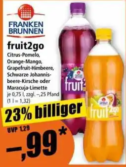 Norma FRANKEN BRUNNEN fruit2go Angebot