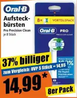 Norma Oral-B Aufsteck-bürsten Pro Precision Clean Angebot
