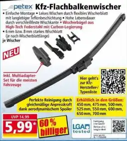 Norma petex Kfz-Flachbalkenwischer Angebot