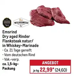 METRO Emsrind Dry aged Rinder Flanksteak natur Angebot