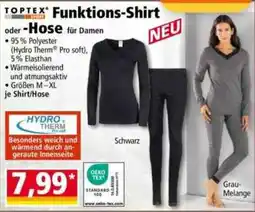 Norma TOPTEX Funktions-Shirt oder -Hose für Damen Angebot