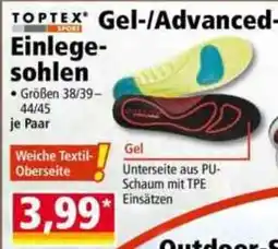 Norma TOPTEX Einlegesohlen Angebot