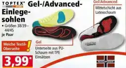 Norma TOPTEX Gel-/Advanced Einlegesohlen Angebot