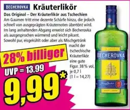 Norma Becherovka Kräuterlikör Angebot