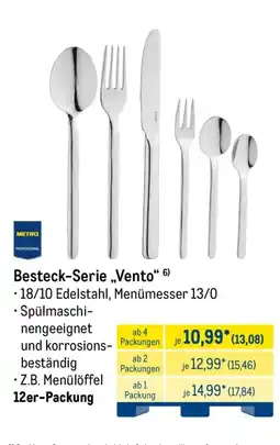 METRO Besteck-Serie „Vento“ Angebot