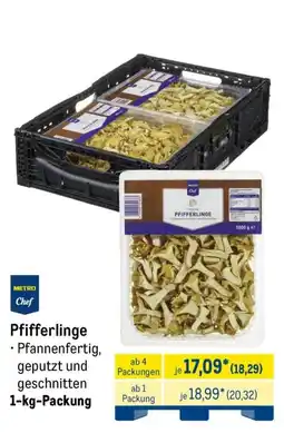 METRO METRO Chef Pfifferlinge Angebot