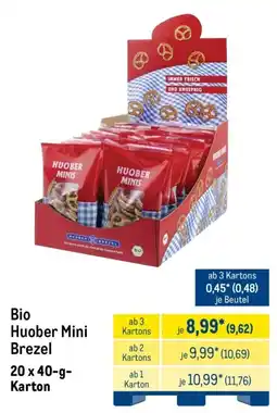 METRO Bio Huober Mini Brezel Angebot