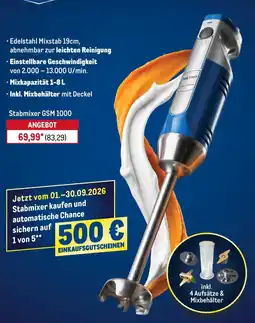 METRO Stabmixer GSM 1000 Angebot
