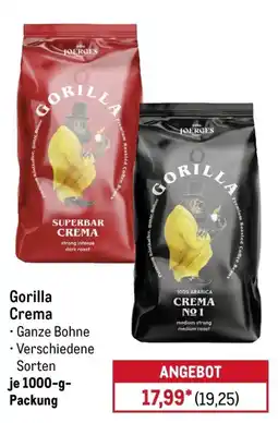 METRO Gorilla Crema Angebot