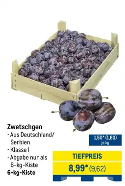 METRO Zwetschgen Angebot