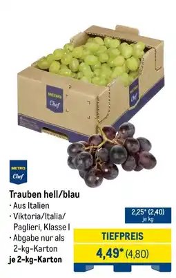 METRO Trauben hell/blau Angebot