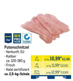 METRO METRO Chef Putenschnitzel Angebot