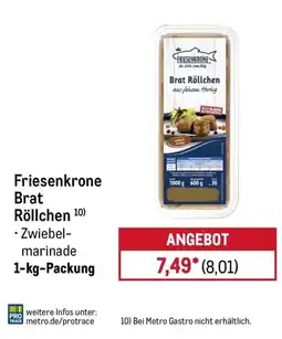 METRO Friesenkrone Brat Röllchen Angebot