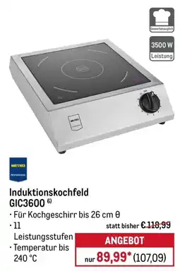METRO Induktionskochfeld GIC3600 Angebot