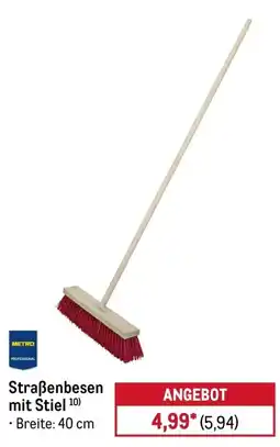 METRO METRO PROFESSIONAL Straßenbesen mit Stiel Angebot