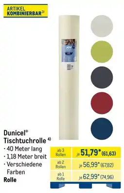 METRO Dunicel Tischtuchrolle Angebot