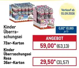 METRO Kinder Überraschungsei Angebot