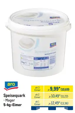 METRO aro Speisequark Mager Angebot