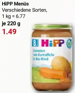 Globus HiPP Menüs Angebot