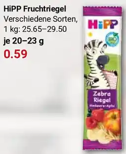 Globus HiPP Fruchtriegel Angebot