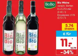 Netto Marken-Discount Bio Weine Angebot