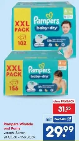 Netto Marken-Discount Pampers Windeln und Pants Angebot