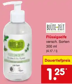 Netto Marken-Discount BLÜTE ZEIT Flüssigseife Angebot