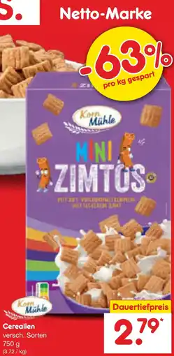 Netto Marken-Discount Korn Mühle Cerealien Angebot