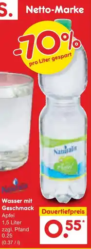 Netto Marken-Discount Naturalis Wasser mit Geschmack Angebot