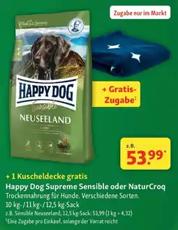 Fressnapf Happy Dog Supreme Sensible oder NaturCroq Angebot