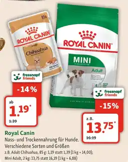 Fressnapf Royal Canin Angebot