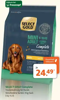 Fressnapf SELECT GOLD Complete Angebot