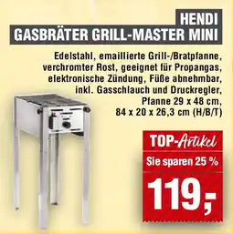 EDEKA Foodservice Hendi gasbräter grill-master mini Angebot