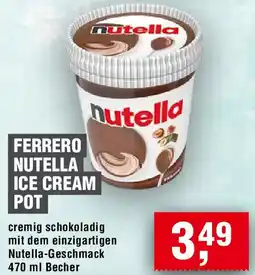 EDEKA Foodservice Ferrero Nutella Ice Cream Pot Angebot