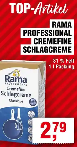 EDEKA Foodservice Rama Professional Cremefine Schlagcreme Angebot
