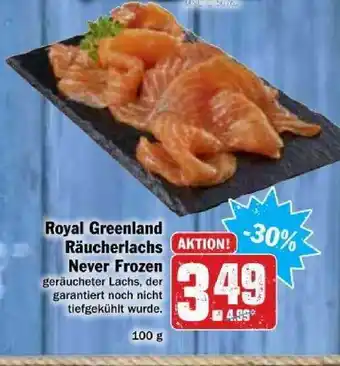 dodenhof Royal Greenland Räucherlachs Never Frozen Angebot