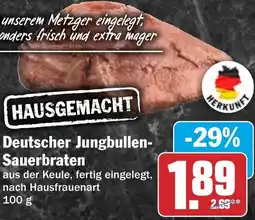 HIT Deutscher Jungbullen Sauerbraten Angebot