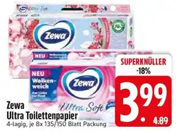 Edeka Zewa Ultra Toilettenpapier Angebot
