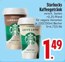 Edeka Starbucks Kaffeegetränk Angebot