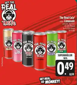 Edeka The Real Cola oder Limonade Angebot