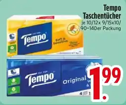 Edeka Tempo Taschentücher Angebot