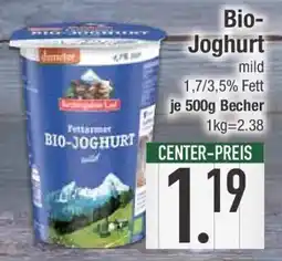 E-Center Bio Joghurt Angebot