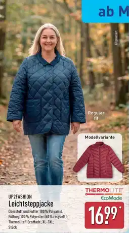 Aldi Nord UP2FASHION Leichtsteppjacke Angebot