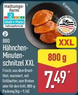 Aldi Nord Hähnchen-Minutenschnitzel XXL Angebot