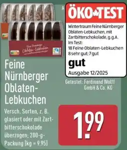 Aldi Nord Feine Nürnberger Oblaten-Lebkuchen Angebot