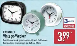 Aldi Nord Krontaler Vintage-Wecker Angebot