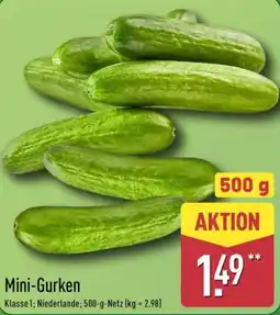 Aldi Nord Mini-Gurken Angebot