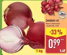 Aldi Nord Zwiebeln rot Angebot